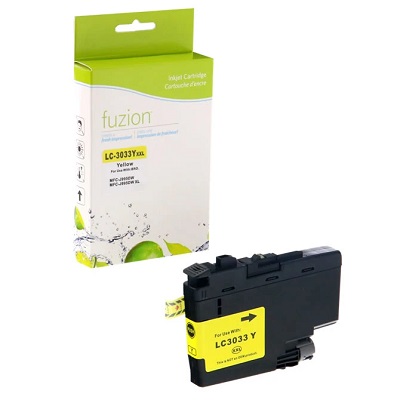 Inkjet Cartridge-Brother Lc3033Y Super Hy Compatible, Yellow