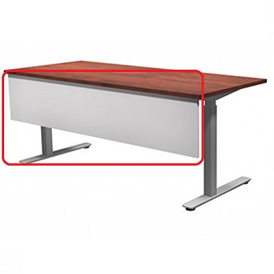 Modesty Panel-Innovations For 72" Surface, Laminate, Grey