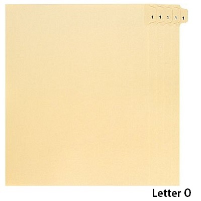 Legal Index-Buff O 11X8.5 1/25 Cut