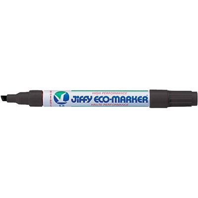 Marker-Permanent, Giant Size Eco, Chisel Tip, Black,12/pk
