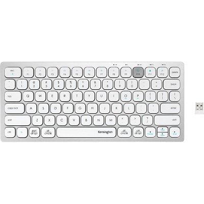 Keyboard-Kensington Compact Multi-Device Wireless, Silver