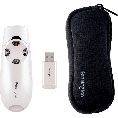 Presenter-Wireless, Red Laser, White