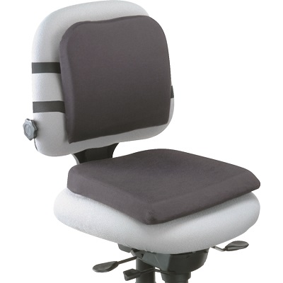 Backrest-Kensington, Memory Foam, Black
