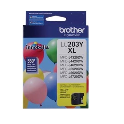 Inkjet Cartridge-Brother Yellow High Yield