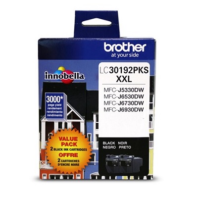 Inkjet Cartridge-Brother Black Super High Yield Twin Pack