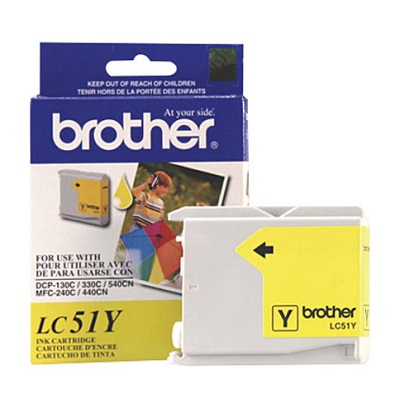 Inkjet Cartridge-Brother Yellow Standard Yield