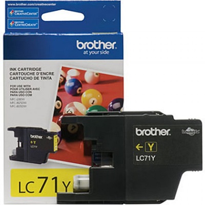 Inkjet Cartridge-Brother Yellow Standard Yield