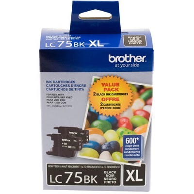 Inkjet Cartridge-Brother Black High Yield Twin Pack
