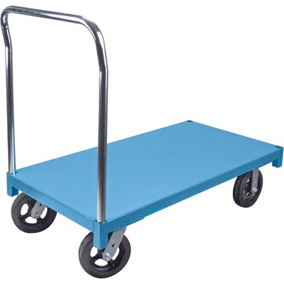 Platform Truck-Kleton, Steel Deck, 36" Long, 8" Casters