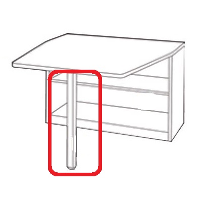 Leg Post-Ionic Square 2X2