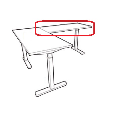 Sit Stand Desk Top-Ionic 35"Wx23"D White Chocolate