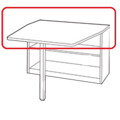 Island-Ionic Huddle Wedge, Square Leg