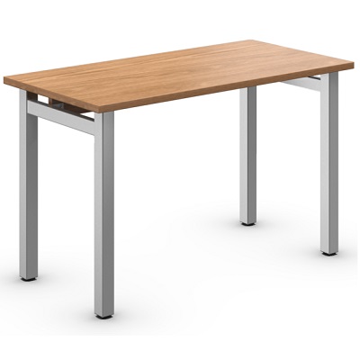 Table-Ionic 24" X 48" Tungsten Leg, Winter Cherry
