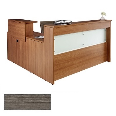 Workstation-Reception Ionic Suite, Absolute Acajou