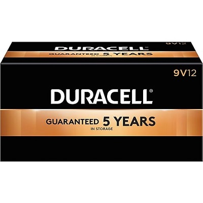 Battery-Alkaline Coppertop 9V 12/Bulk Pack