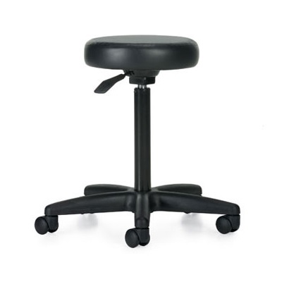 Stool-File Buddy, 10" Height Adjustment, Vinyl Black