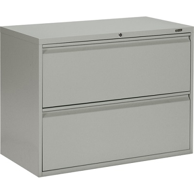 File Cabinet-Lateral Otg, 2 Drawer, Grey