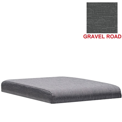 File Pedestial Cushion-19"D Otg Urban Fabric, Gravel Road