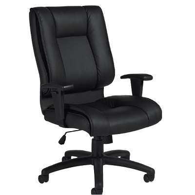 Chair-Tilter Ashmont High Back, Luxhide Bonded Leather Black
