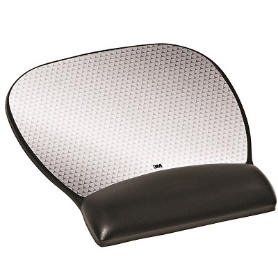 Mouse Pad/Gel Wrist Rest, Anti-Microbial