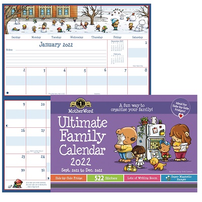 Calendar-Magnetic Month 9-1/2X15 Motherword English 2023