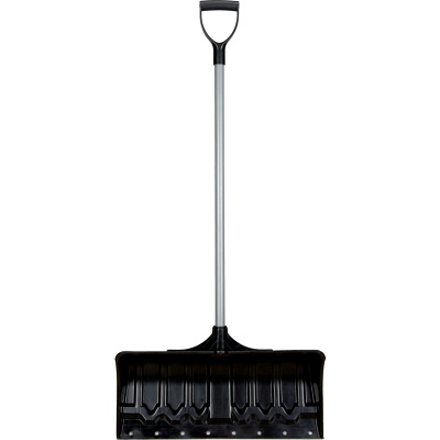 Shovel-Snow Pusher 51-1/2" Handle, 21-1/4" Blade, Black
