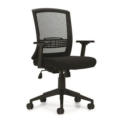 Chair-Synchro Tilter Toma Medium Mesh Back, Black