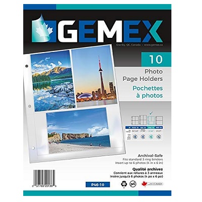 Sheet Protector-For Photos 4X6" Letter 10/Pack