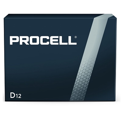 Battery-Alkaline Procell D 12-Pack