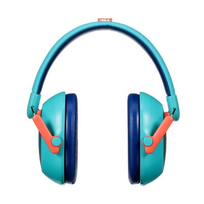 Ear Muffs-3M Kids Hearing Protection, Folding, Teal