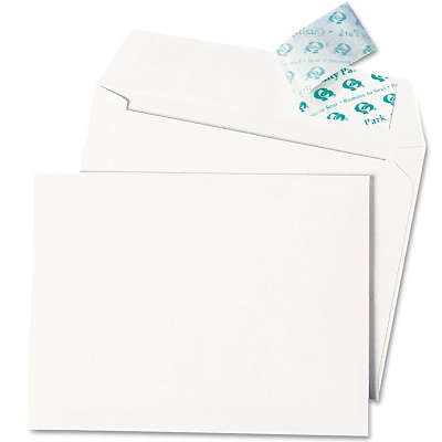Envelope-Invitation 4-3/8X5-1/2 White, Redi-Strip 100/Bx