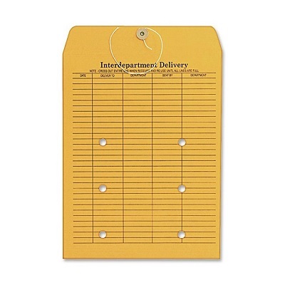 Envelope-Interoffice 10X13 Kraft 100/Box