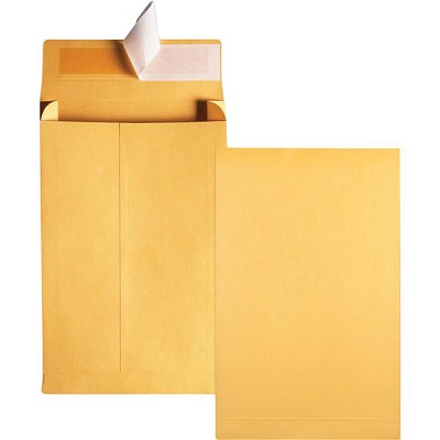 Envelope-Bulkmail, Open End Golden Kraft 9X12X2
