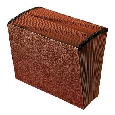 File-Expanding, Red Fibre, Letter 1-31