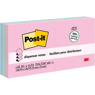 Notes-Post-It, Pop-Up Greener,3X3 Sweet Sprinkles Collection