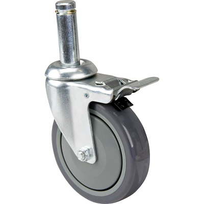 Shelving Casters-Swivel 5", With Brake