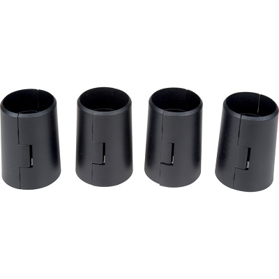 Shelf Accessories-Split Sleeve, Black 4/Bag