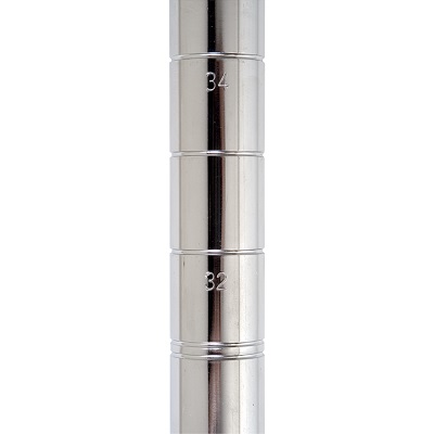 Shelf Post-Wire Heavy-Duty 74"H Chromate