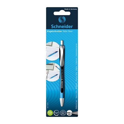 Pen-Retractable, Schneider Rave Ballpoint, Black,