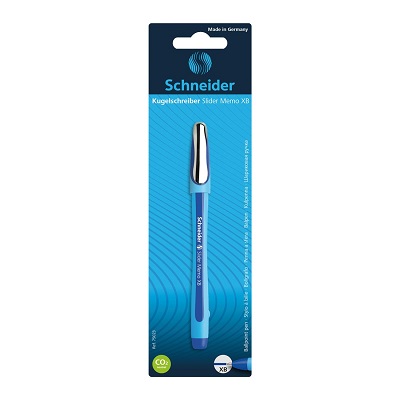 Pen-Stick, Schneider Memo Extra Broad Blue,12/pk