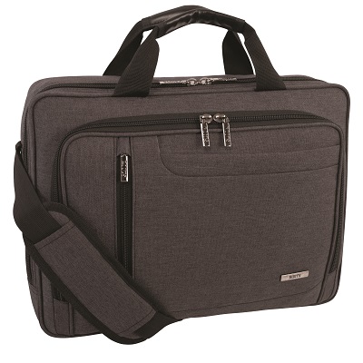 Laptop Case-Roots, Rfid Blocking, Usb Port, To 15.6", Grey