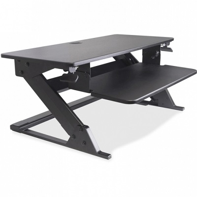 Sit Stand Desk Converter-Precision Black