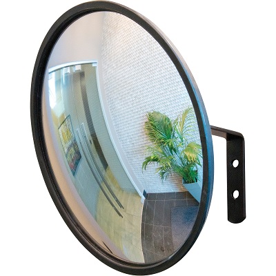 Mirror-Convex 30" 100° With Bracket, Black