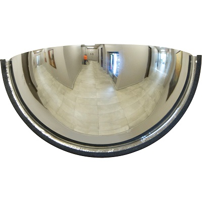 Mirror-Dome 48" Half 180°, Wall Mounted, Closed Top