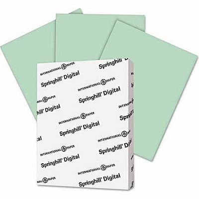 Cover Stock-Vellum Bristol Letter 67Lb Green -46000