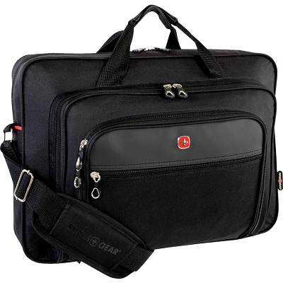 Laptop Case-Swissgear, Deluxe With Tablet Pocket 17.3" Black