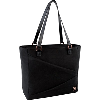 Laptop Tote-Swissgear Women'S 14" Bag, Black And Gold