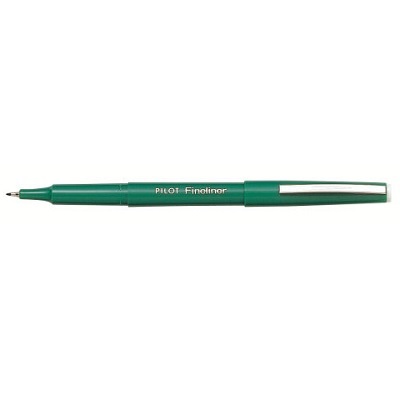 Marker-Fineliner Green,12/pk