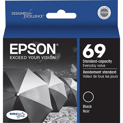 Inkjet Cartridge-Epson #69 Black
