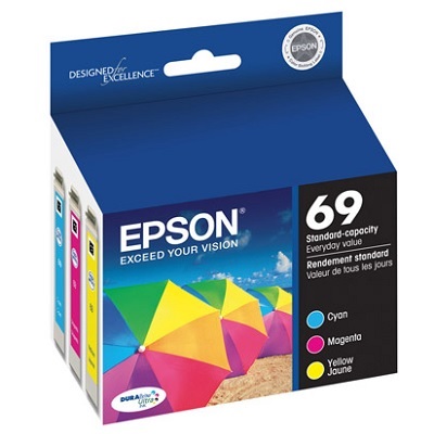 Inkjet Cartridge-Epson #69 Colour Combo Pack